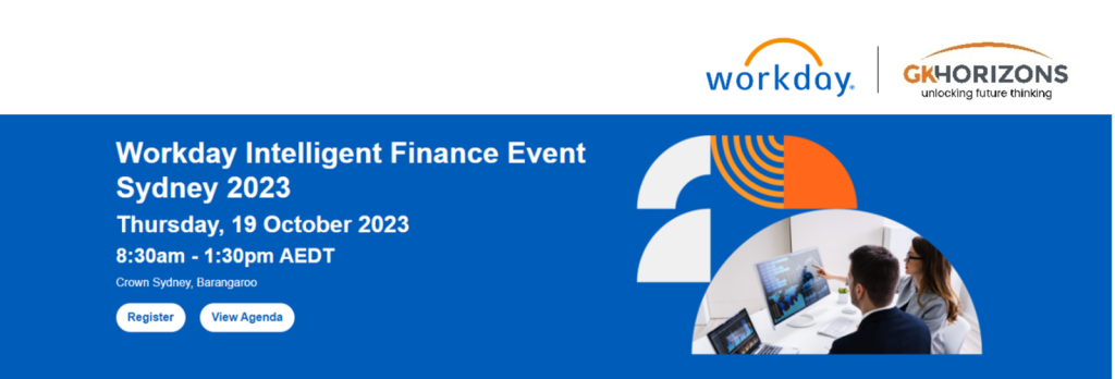Click the banner to register and view the agenda for Workday's Intelligent Finance event
