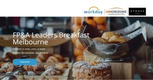 FP&A Leaders Breakfast by Workday Adaptive Planning in Melbourne 